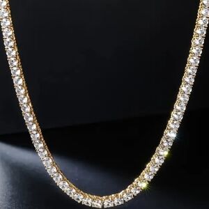 Elegant Gold and Silver Necklace